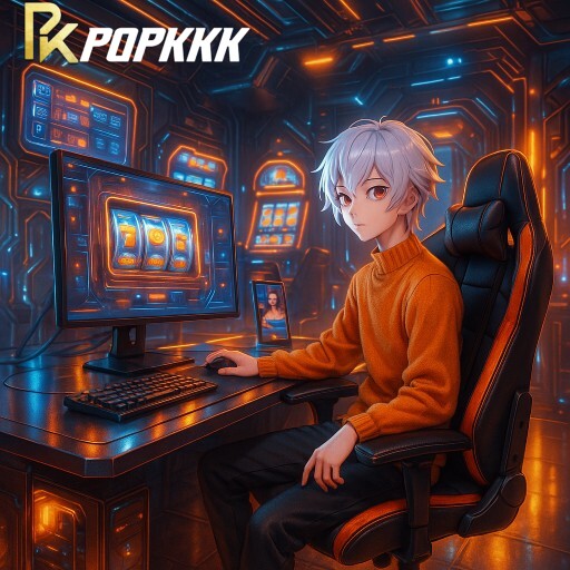 Imagem promocional da POPKKK divulgando a plataforma e suas promoções